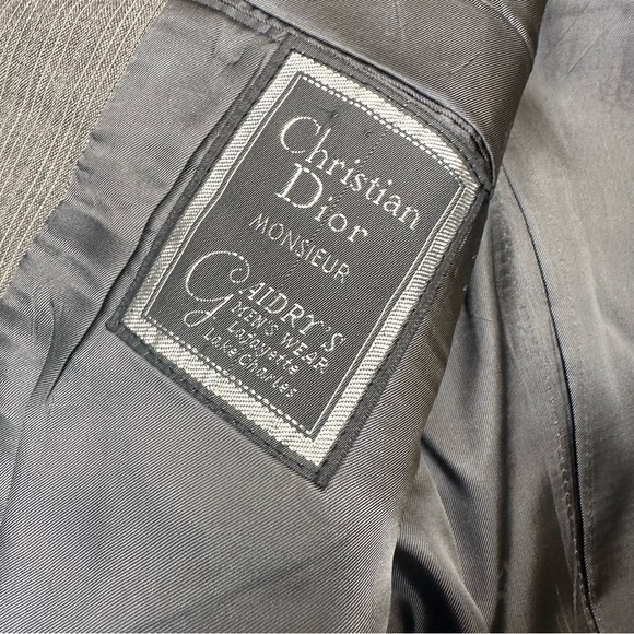 Christian Dior Monsieur Men’s Vintage Regular-Fit Suit Sz46R - Picture 9 of 16